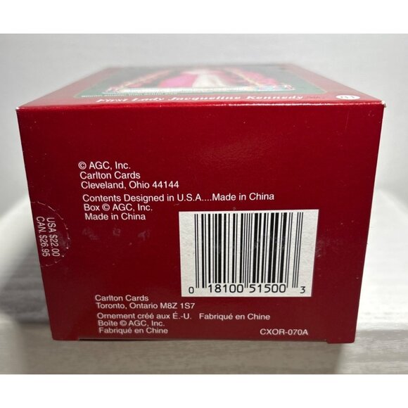 First Lady  Jacqueline Kennedy Ornament Carlton Cards 1999 - Picture 7 of 7